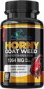 Horny Goat Weed Extra Strength w. Maca, L-Arginine, Ginseng, Boost Performance, Stamina, Energy, Non-GMO, 60 капсул