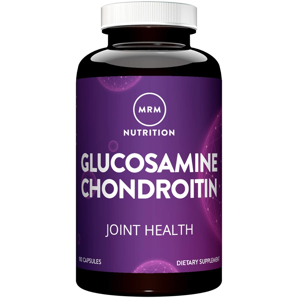 MRM Nutrition Glucosamine 1500mg & Chondroitin Sulfate 1200mg-For Women and Men-Joint Support Supplement for Cartilage Health, Mobility, Connective Tissue, & Nutrition, Gluten-Free - 60 Servings