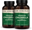 Dr. Mercola Fermented Klorella s klorofilom, 90 Serving (450 tablete), 2 steklenice, prehranska dopolnila, Podpira Imunsko zdravje in zdravje organov, ne GSO, NSF Certified