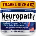 Neuropathy Nerve Relief Cream – Maximum Strength for Feet Hands Legs Toes Back – Natural Ingredients Arnica Aloe Vera MSM Vitamins – Fast-Acting Soothing Relief – Made in USA – Large 4 Oz