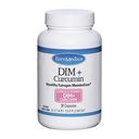 EuroMedica DIM + Curcumin - Estrogen Balance Support Supplement - Dietary Supplement with Curcumin & Grape Seed Extract - Turmeric Essential Oil for Healthy Metabolism Support - 30 Capsules