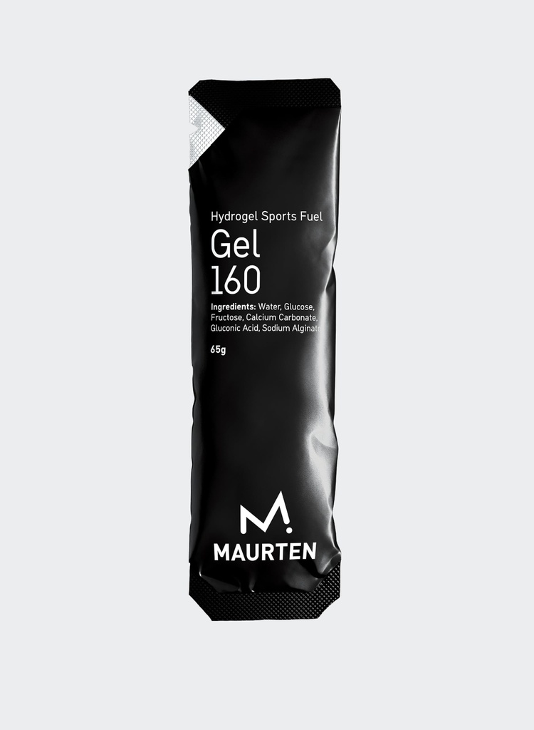 Maurten Gel 160 Energy Gel - 12-Pack of 65g - 40g Carbohydrates for Extended Endurance Sports - Stomach-Friendly Patented Hydrogel Technology for Endurance Athletes - Free of preservatives