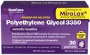 GenCare Polyethylene Glycol 3350 Laxative Powder, 30 Packets | Compares to MiraLAX; unflavored, grit-free clear PEG 3350 laxative powder, gentle relief, miralax packets