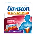 Gaviscon Max Berry- Long-Lasting Acid Reflux and Heartburn Relief, 18 Count