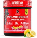 6 bintang Pre-Workout Powder untuk Pria & Perempuan, Pink Lemonade (30 Pelayan) - Pretraining Deplosion 2.0 Pounder Energi Minum Mix dengan Beta-Alanine & Caffeine - Sports Pasokan Nutrition Products