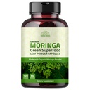 Organic Moringa Capsules 120 Capsules 1000mg – Metabolism, & Immune Support Nutrient-Rich superfood | Non GMO and Gluten Free
