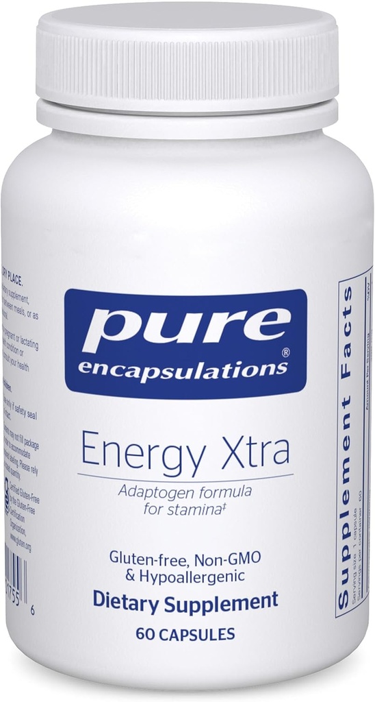 Pure Encapsulations Energy Xtra | Adaptogen Formula per Stamina* | 60 capsule