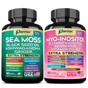 Sea Moss + Myo Inositol Bundle – 32-in-1 Herbal & Nutrient Support with Ashwagandha, Black Seed Oil, Berberine, DIM, Dandelion & Chlorophyll