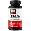 Force Factor TUDCA Liver Support Supplement, Powerful Bile Salt for Gallbladder Health and Liver Health, Tauroursodeoxycholic Acid, Clinical Dose, Vegan Friendly, Non-GMO, 60 Vegetable Capsules