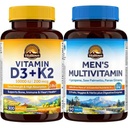 Vitalitown Vitamin D3 K2 Supplement and Men’s Multivitamin