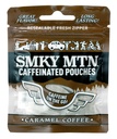 SMOKEY MOUNTAIN Caffeinated Pouches - Caramel Coffee - Tobacco Free and Nicotine Free - 15 Pouches Per Pack - 1 Pack