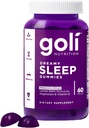 Goli Dreamy Sleep Gummy - 60 Gróf - Melatonín, vitamín D, horčík a citrónový balzam extrakt - Želatína bez obsahu, lepidlo bez obsahu, Vegan a Non-GMO