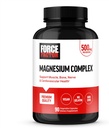 Force Factor Magnézium Complex Supplement to Support Muscles, Bones, nerves, and Cardiovascularis Health, Magnézium Glicinate, Magnézium Citrát, and Magnézium Oxide, Vegan, Non-GMO, 90 kapszula