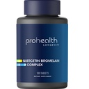 ProHealth Quercetin & Bromelain Complex (100 Tablets) - Natural Anti-Histamine - Sinus and Allergy Support Supplement