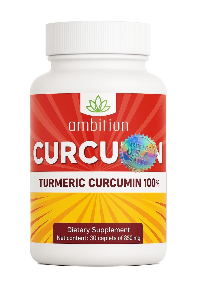 Curcumin Turmeric Curcuma Supplement, 850 mg, 30 Capsules