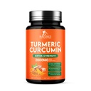Turmeric Curcumin Supplement - 1800mg Organic Turmeric Per Serving - 95% Curcuminoids & BioPerine Black Pepper Extract for Best Absorption - Natural Vegan Joint Support, Bottled in USA - 240 Capsules