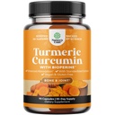 Turmeric Curcumin with Black Pepper Extract - Joint Health Turmeric Supplement with 95% Curcuminoids - Daily Joint Support Supplement with Turmeric and Bioperine for Enhanced Absorption - 90 Count