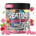 Creatine Monohydrate Gummies 6g for Men Women,Complex Creatine Monohydrate Chewable for Muscle Strength,Muscle Building,Energy Boost,Pre-Workout Energy Supplement,Vegan Raspberry - 120 Count