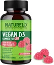 NATURELO Vegan D3 Gummies for Kids - 1000 IU Βιταμίνη D3 - Φυτικό συμπλήρωμα διατροφής για παιδιά 4 και μεγαλύτερα - 60 Vegan-Friendly Gummies