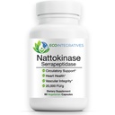 Nattokinase Serrapeptidase – with Nattokinase (20,000 FU/g) + Rutin | Supports Heart & Circulatory Health* | Non-GMO | 60 Vegetarian Capsules