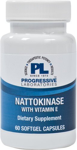 Progressive Laboratories - Nattokinase w/Vitamin E 60 gels