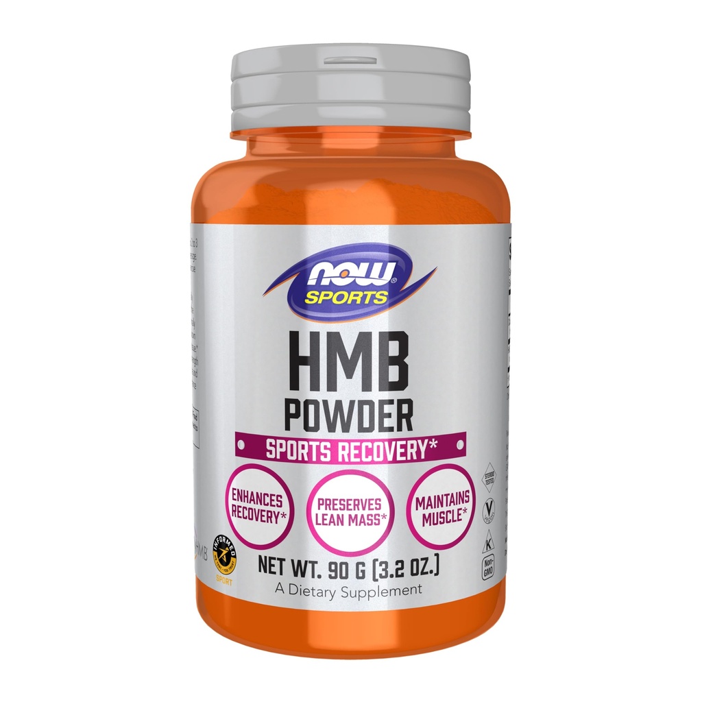 NOW Foods Sports Nutrition, HMB (β-Hydroxy β-Methylbutyrate)Powder, Sports Recovery*, 90 Grams