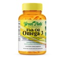 Greenfield Nutritions Halal Fish Oil 1000mg, 300mg Halal Omega 3, Small Wild Peruvian Fish Oil Halal Vitamins, EPA 180 mg & DHA 120mg, Non-GMO, Gluten Free, Support Brain & Heart Health, 120 Pills