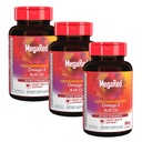 MegaRed Ultra Strength 1000mg Omega-3 Krill Oil Supplement with EPA/DHA, Astaxanthin & Phospholipids, No Fish Oil Aftertaste Supports Heart, Brain, Joint and Eye Health, 60 Count Softgels (3 Pack)