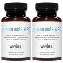 Lithium Orotate - 20mg of Elemental Lithium, 60 Vegetarian Capsules (120 Count (Pack of 2))
