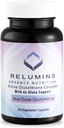 Reluminok Advance White Active Glutatione Complex - Max Dose 900mg Glutatione 6X Boosterekkel, ALA & NAC - Anti-Aging Skin Brightening Supplement - 60 Vegetáriánus kapszula (30 adag)