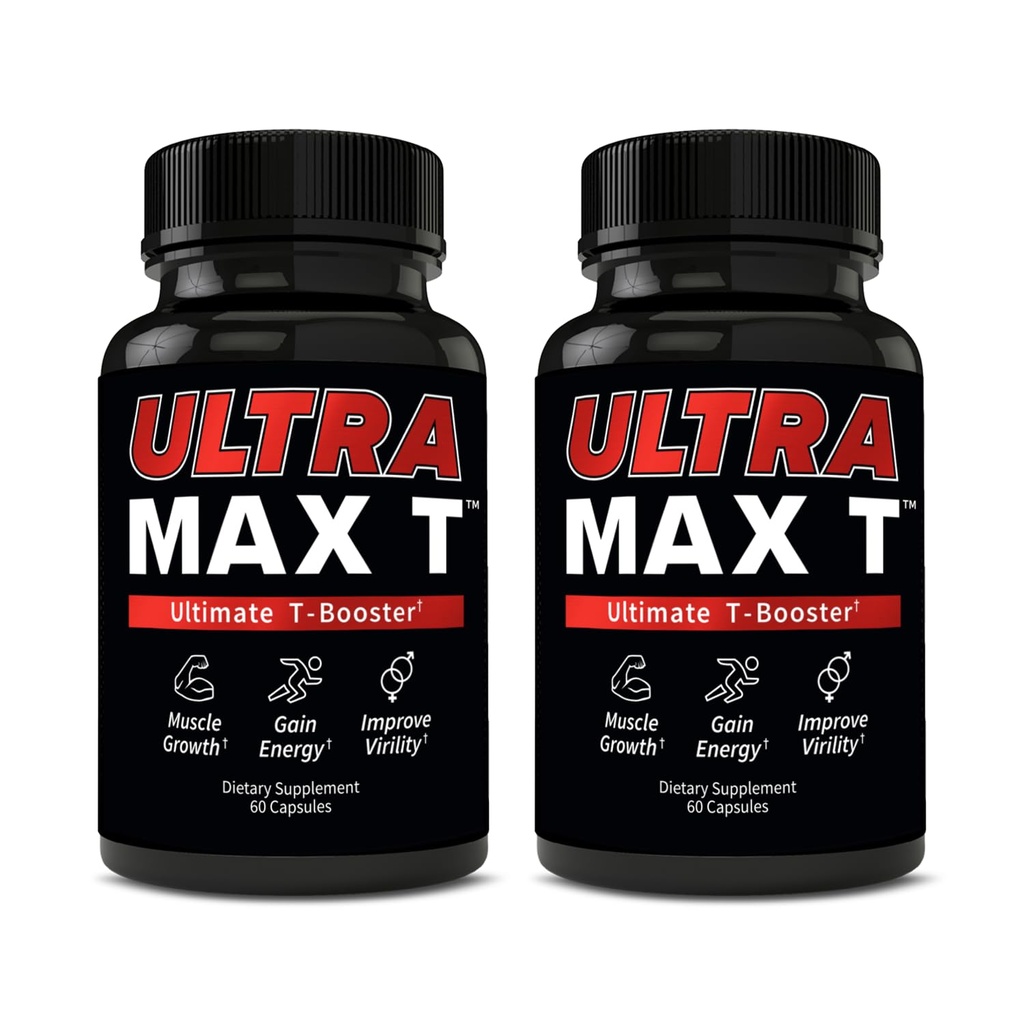 Andro400 Ultra Max T Maximum Strength T-Support Complex – 200:1 Tongkat Ali, ForsLean, & D-Aspartic Acid – Premium Formula for Lean Muscle & Metabolism – 2 Pack, 120 Capsules, 60 Day Supply