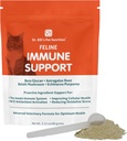 התמיכה של ד"ר ביל - Boosts Cat Immunity and Health with Colostrum, Beta Glucan, טורקיה Tail Mushroom, Zinc & ויטמין C | אבקת תוסף לחתולים מכל ימי הביניים