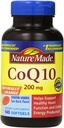 Natural Made CoQ10 Coenzyme Q10 200 mg - 2 Garrafas, 140 Softgels Cada
