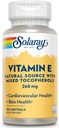 SOLARAY Vitamin E d- Alpha Tocopherol 268mg (400 IU)