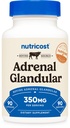 Nutricost Adrenal Glandular (350mg) 90 Capsules - Bovine Adrenal Cortex Supplement, GMO-Free, Gluten-Free