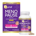Qunol Menopause Relief Capsules, Peri to Post, Results in 4 Weeks, Hormone Free Support for Fatigue, Brain Fog, Hot Flashes, Night Sweats, Mood Swings & Sleep Disturbances, Plus Vitamin B6, 60 Count