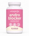 VITA-PCOS AndroBlocker Supplement for Women - Stinging Nettle Capsules with Zinc & Inositol for Hair & Overall Well-Being - Saw Palmetto for Women Energy, Vitality, & Daily Wellness - 60 Capsules