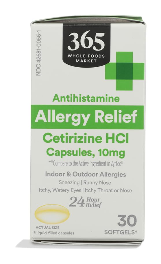 365 by Whole Foods Market Cetirizine 10mg, 30 CT
