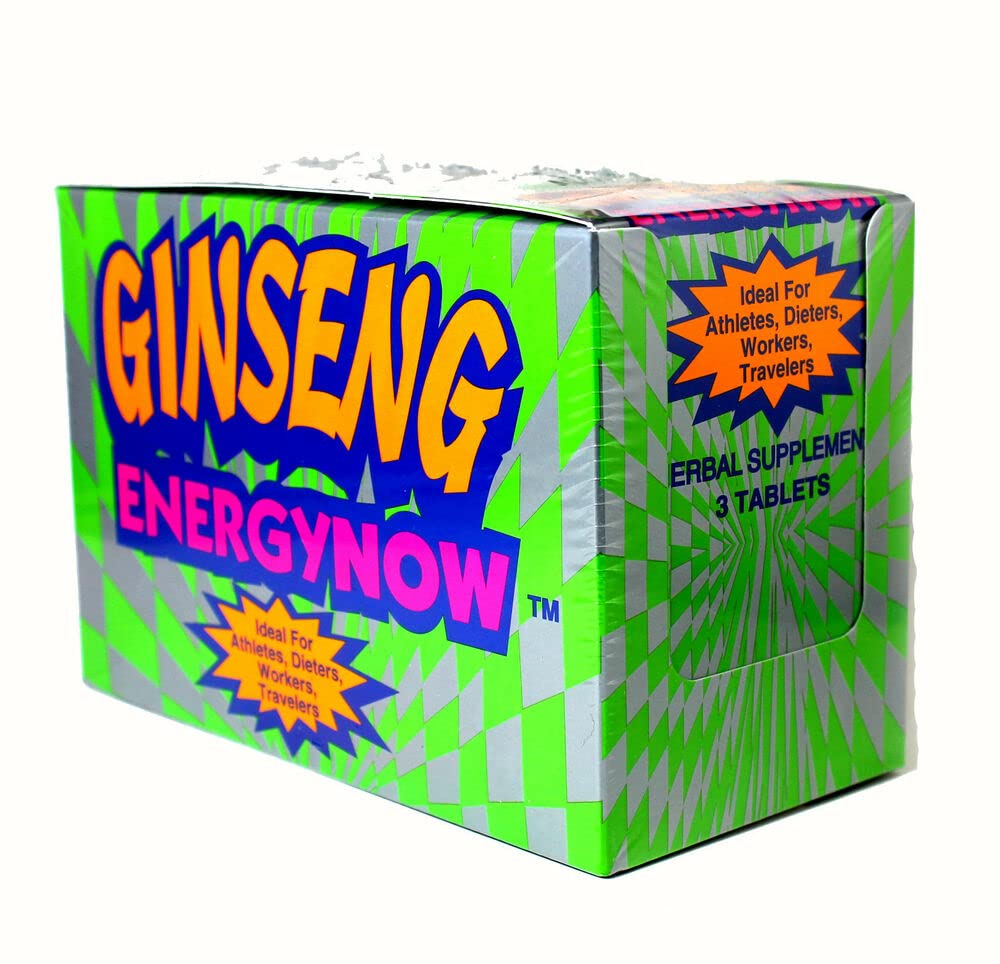 Energy Now GINSENG ENERGY NOW for Athletes, Dieters, Workers & Travelers