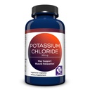 MD Life Potassium Chloride Supplement - Third Party Lab Tested - 99mg 90 Count - Potassium Chloride Capsules May Help Support Muscle Function & Healthy Blood Pressure Vegetarian Potassium Supplement