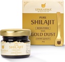 Upakarma Ayurveda Pure Soft Shilajit/Shilajeet Resin with Spoon, Natural Source of Fulvic Acid & Trace Minerals,Pack-1 (20 Grams/ 0.70 fl. Oz, 1)