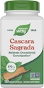 Nature 's Way Cascara Sagrada Bark, Relief Sembelit Occasional Untuk Orang Dewasa dan Anak Umur 12 +, Pendukung Regularitas *, Proyek Non-GMO Diverifikasi, 270 mg per Serving, 180 Capsules (Packaging May Vary)
