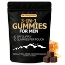 Zenith 3 in 1 Gummies for Men,Shilajit Gold Gummies for Men,Vitality Support (1pcs)