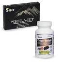Sayan Shilajit Pure Natural Black Resin Mineral Tablets (60 ct.) & Siberian Chaga Mushroom Extract Capsules (90 ct.) Immune Boost Bundle - Supplement for Natural Detox, Energy, & Antioxidant Support