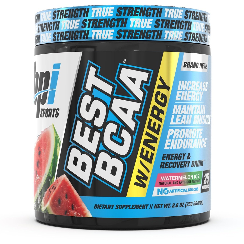 BPI Sports Best BCAA Powder - Muscle Recovery Support - Branched Chain Amino Acids | Building Blocks of Protein and Muscle - Post Workout Recovery - Hydration - Watermelon Ice