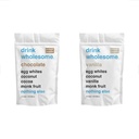 drink wholesome Chocolate and Vanilla Egg White Protein Powder Bundle