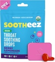 Sootheez Organic Throat upokojujúce kvapky pre dospelých, Berry Lemonade, 25 gróf, znovu naplniteľné, veľké ochutnávky kvapky, ktoré upokojujú throats