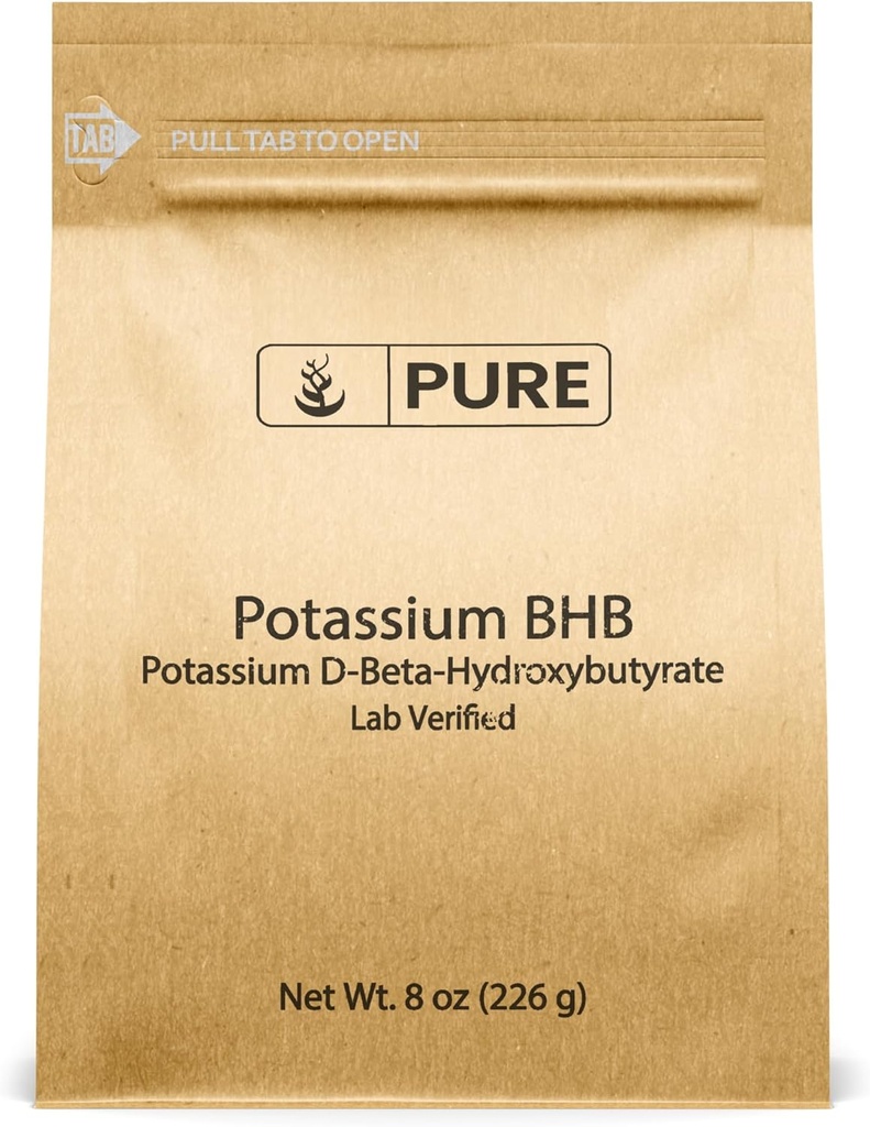 Pure originele ingrediënten Kalium BHB, (8 oz) Kalium D-Beta-Hydroxybutyraat, zuiver