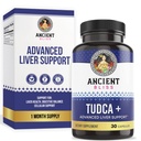 Ancient Bliss Tudca 500mg, 30 Capsules (Tauroursodeoxycholic Acid) - Bile Salts Liver Support Supplement, Natural Bitter Taste- Vegan Friendly, Non GMO, Gluten Free Capsules (30 Capsules (Pack of 1))