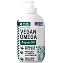 Vegan Omega 3 Oil for Dogs - 8 oz of Fish Free Algae Oil for Healthy Skin and Coat - Made with Omega 3 and 6 Fatty Acids, EPA, DHA, and DPA - Made in the USA